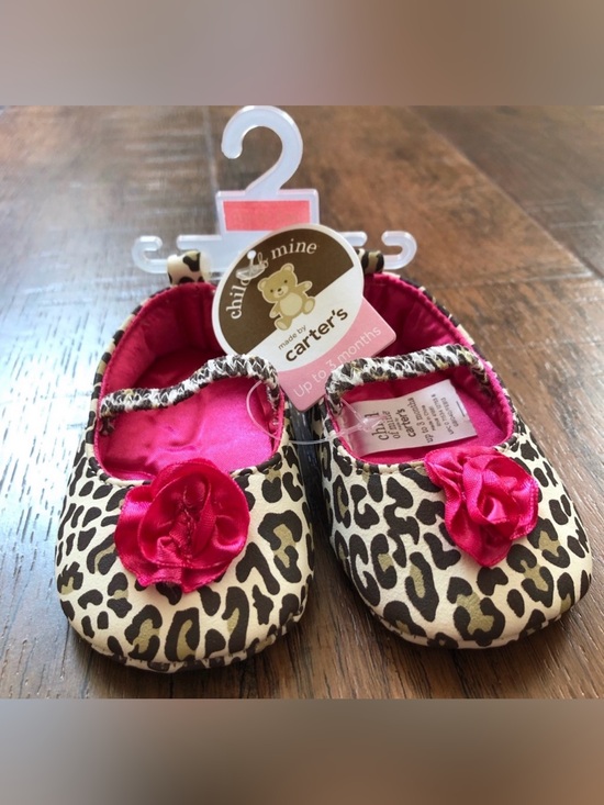 Carter's Other - CARTER’S leopard print Mary Janes, fits up to 3mos, NWT